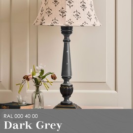 CIONIA Chalk Style Paint - Ultra Matte Paint for Furniture, Home Decor, Crafts - Eco-Friendly - All-in-One -(32 OZ,Dark Grey)