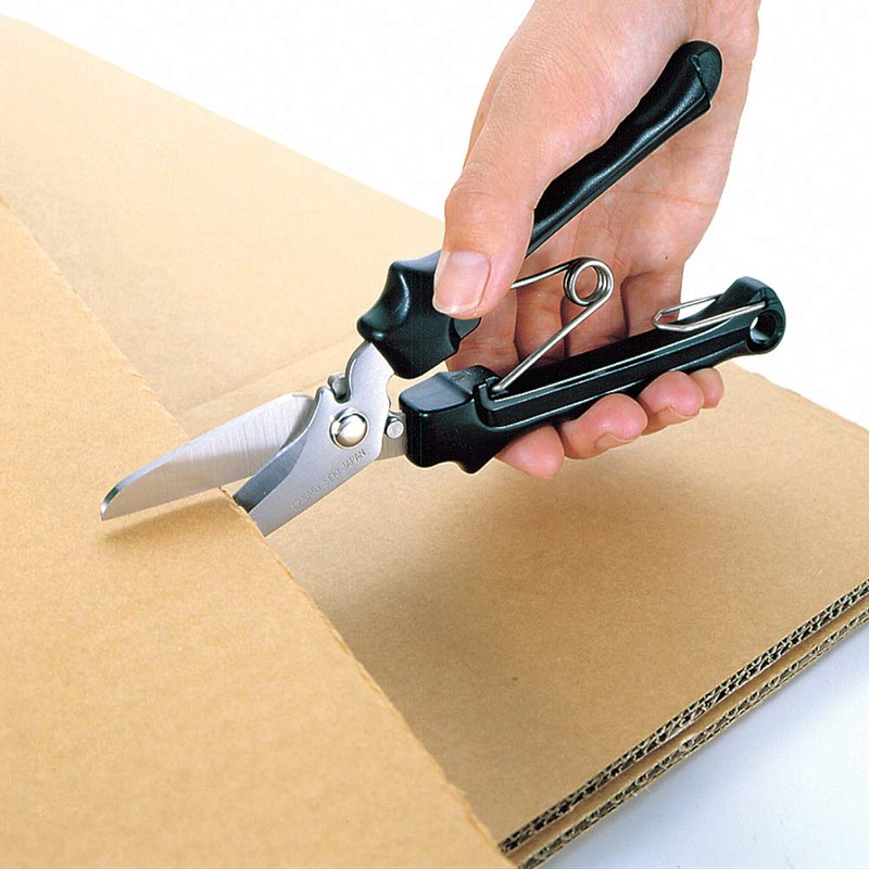 長谷川刃物 はさみ アームレスラー ハードスニップ ブラック NAW-195