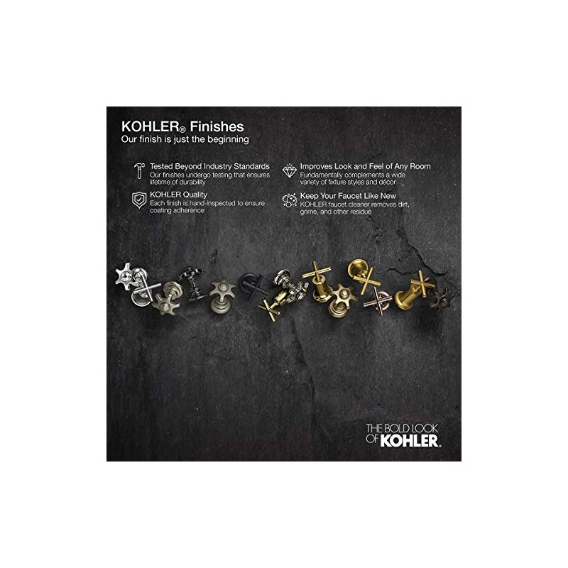 KOHLER K-TS74042-4-BL Pitch Rite-Temp Valve Trim, Shower Trim Faceplate with