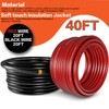 1/0 Gauge Wire(20ft Each - Red/Black) Copper Clad Aluminum CCA