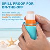 MONVIE Sunscreen Applicator, Refillable and Spill Proof Kids Sunscreen Lotion