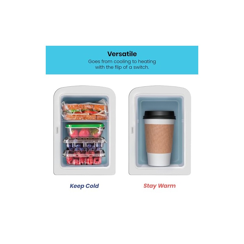 Chefman Mini-Refrigerador Portátil | Libre de Freon | Plumones de