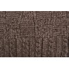 styleBREAKER Unisex Chenille Beanie Hat with Braided Pattern and Fleece