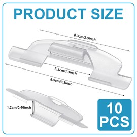 Colingmill 10 Pcs Lift Handle for Cordless Honeycomb Cellular Shades Blind Clips for Cordless Bali Blind Cellular Shades Handle