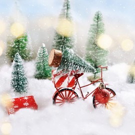 Hestya Christmas Snow Blanket Roll Glitter Snow Blanket Fake Snow Blanket for Christmas Village Artificial Snow Carpet Snow Blanket Fluffy Fake Snow for Xmas Decoration (2 Pack, 1.3 x 9.8 Ft)