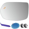 EAP Driver Side Mirror Glass Compatible with Honda CR-V 2017-2022,