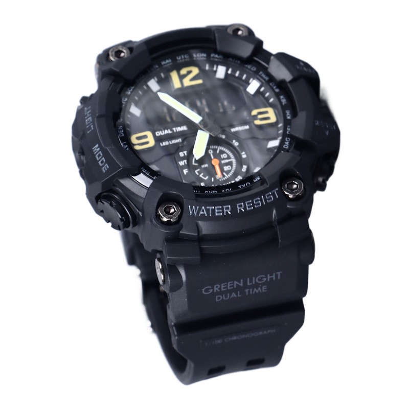 Men Digital Watch Waterproof Stopwatch Timing Date Display Alarm Clock