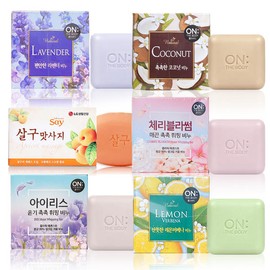 Ombody 온더바디 비누 8개 세트 세수 세안 떼 목욕 비누 [온더바디더내추럴레몬90gx8개] On The Body Soap 8-Piece Set Facial Cleanser Bath Soap [On The Body The Natural Lemon 90gx8]