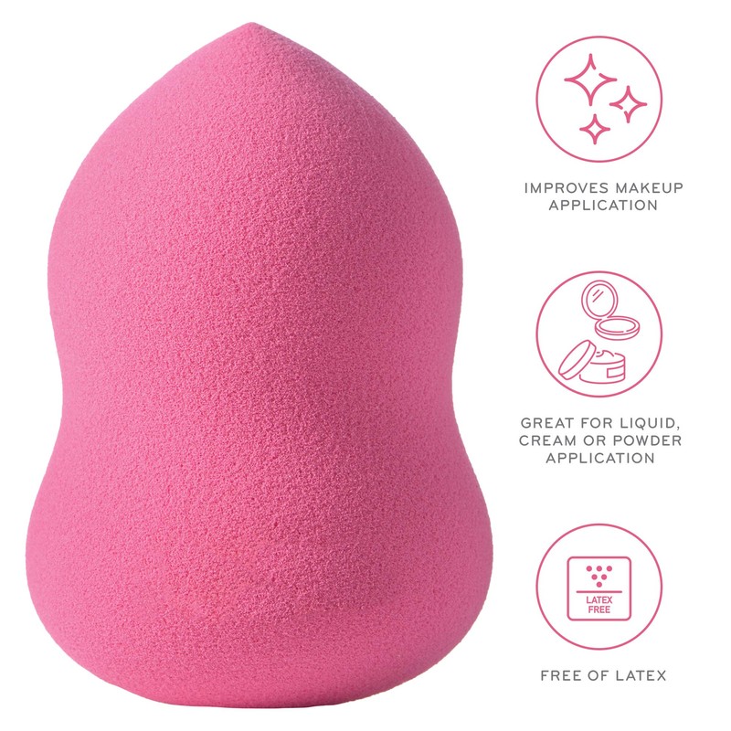pūrlisse Perfect Glow Blending Sponge: Reusable, Latex-free, Improves makeup application