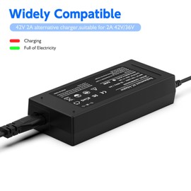 Adaptador de corriente de 42 V 2 A para cargadores de scooter de cal, conector en línea de 3 puntas para mod de bolsillo de 36 V, batería de litio deportiva MOD, cargador de batería para scooter eléctrico