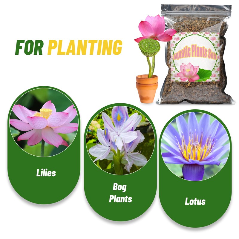 Aquatic Soil for Plants - 2.2LBS, Clay Aquarium Soil Suitable