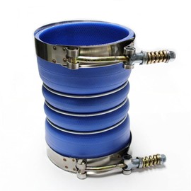 4" X 6" Silicone Charge Air Cooler Hump Hose with T-Bolt Clamps Turbo, Air Intake and Intercooler CAC Hose Kit for Semi Trucks