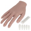 Silicone Nail Training Hand Flexible Joint Nail Art Practice Hand