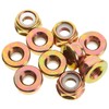 CAXUSD 3sets 10pcs Lawn Mower Blade Nut Durable Grass Trimmer