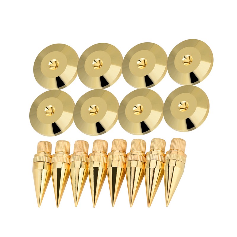 8 Pairs 6 x 36MM Copper Speaker Spike Isolation Stand