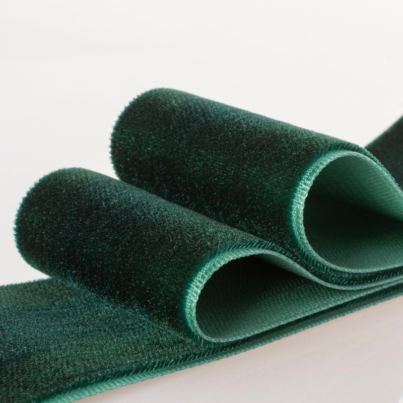 ATRBB Dark Green Velvet Ribbon - 1 1/2 Inch Width,