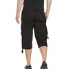 AOYOG Men's Cargo Shorts 3/4 Cotton Relaxed Fit Below Knee