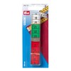 Prym Maßband Color 150 cm/cm, Poly-Fiber-Gewebe, gelb, farbige Dezimeter-Zonen