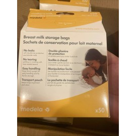 Medela 3 Medela 50 Count Breast Milk Storage Bags NEW