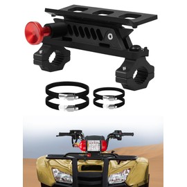 ZIDIYORUO ATV Fire Extinguisher Mount Kits, Quick Release Quad Fire Extinguisher Holder Bracket for ATV Quad Motorcycle 7/8“-9/8" Handlebars, Compatible with Yamaha /Polaris/Honda/Can Am/Kawasaki