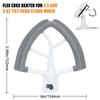 4.5-5 Quart Flex Edge Beater, for Kitchenaid Mixer Attachments, whit