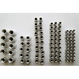 100 Pcs Metric Rivet Nut Insert Rivnut Aluminum Assort Kit M3 m4 M5 M6 M8 HQ