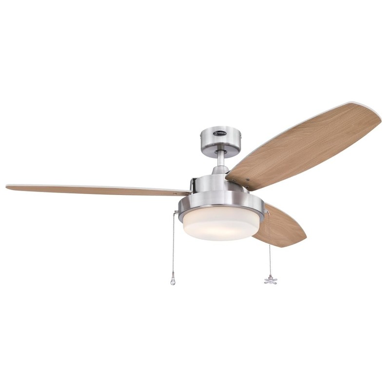 Westinghouse Lighting 31 cm Brushed Nickel Pull Chain with Fan