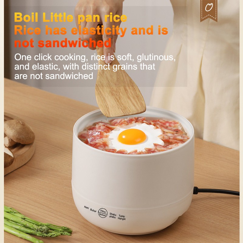 1.8L Mini Rice Cooker Dormitory Electric Hot Pot Cook Rice
