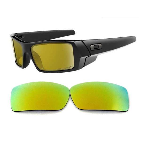 GALAXYLENSE Replacement Lenses for Oakley Gascan Polarized Multiple Color (Gold)