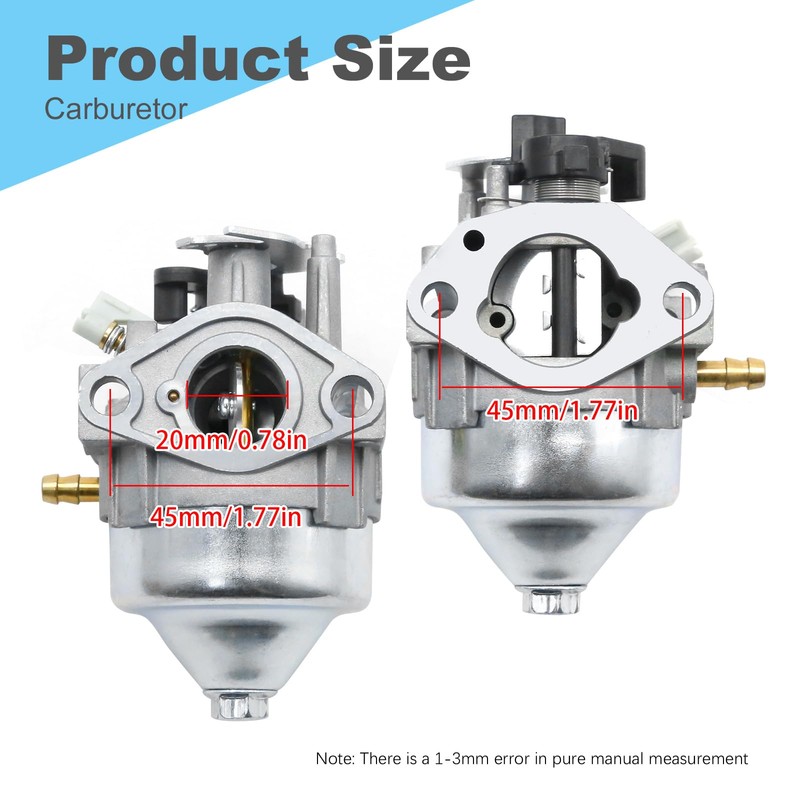 Anxingo 16100-Z9L-811 Carburetor Kit, Replacement for Honda GCV170 GCV170LA HRN216VKA