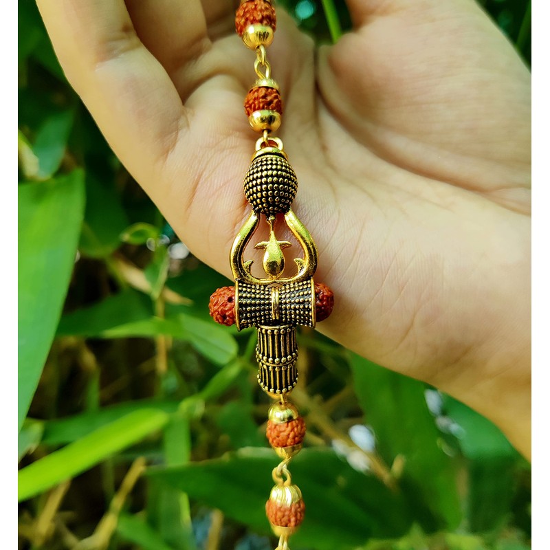 Ensemble Combo Festif WC_Diwali/Bhaidooj - Combinaison de 2 Bracelets Rudraksha