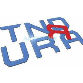 AFX-TRIMS 3D BLUE RAISED DOMED TAILGATE LETTERS FOR TOYOTA TUNDRA 2022 - 2025 US MADE