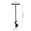 Manual Garden Hole Digging Drill Bit 7"x 33"Bit Hand Post