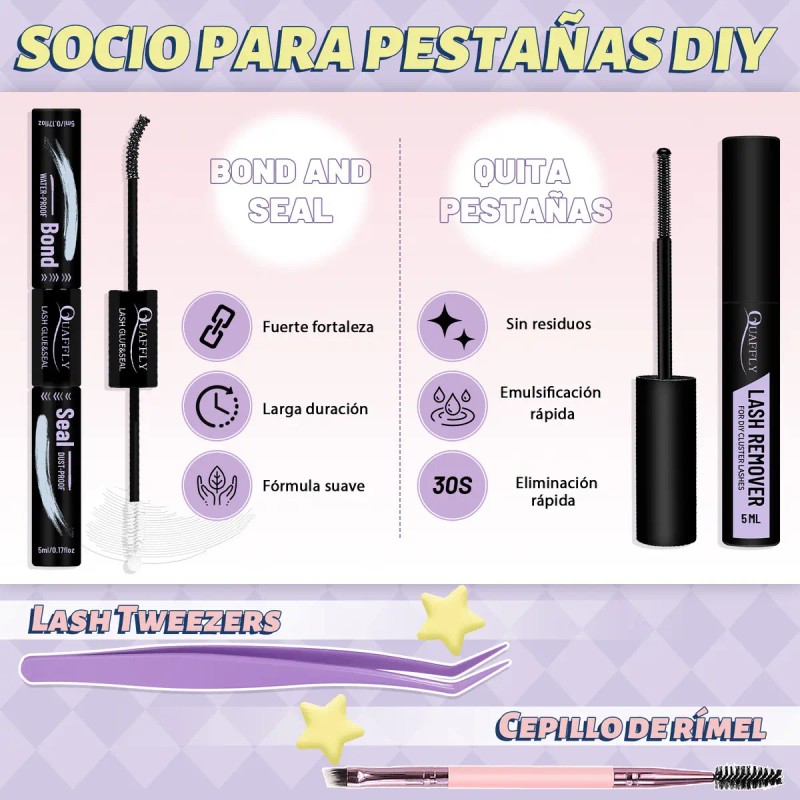 Kit De Extensiones De Pestañas De 3 Cajas , 840