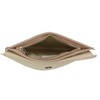 Girly Handbags Womens Italian Suede Leather Clutch Bag Pinky Nude