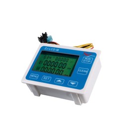 GREDIA Digital LCD Display Quantitative Controller Water Control + 1/2" Hall Effect Flow Sensor Flowmeter + 1/2" Solenoid Valve N/C Normally Closed +24V Power