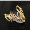 Swan Sugar Storage Jar European Modern Condiment Container Golden Seasoning
