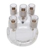 GSKMOTOR 009 Distributor Cap Clear Stock Top Mount Compatible with