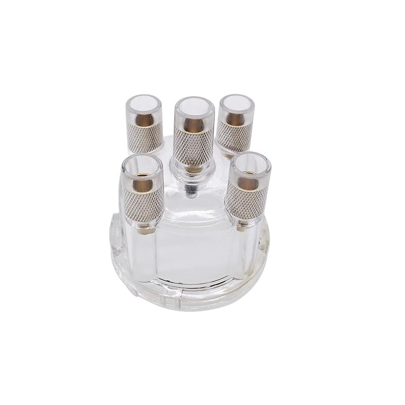 GSKMOTOR 009 Distributor Cap Clear Stock Top Mount Compatible with