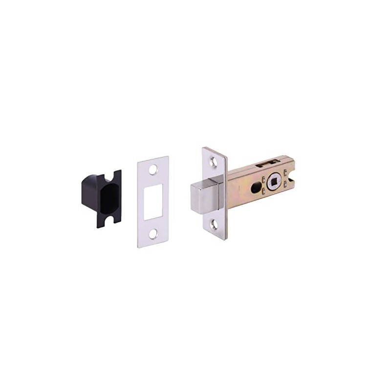 HANDLEZONE® Bathroom Toilet Door Deadbolt Lock - Satin Stainless Steel