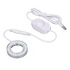 Microscope Lighting Lamp Spiral Buckle Adjustable Brightness LED Ring Light