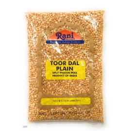 Rani Toor Dal (Split Pigeon Peas) 32oz (2lbs) 907g ~ All Natural | Gluten Friendly | NON-GMO | Vegan | Indian Origin