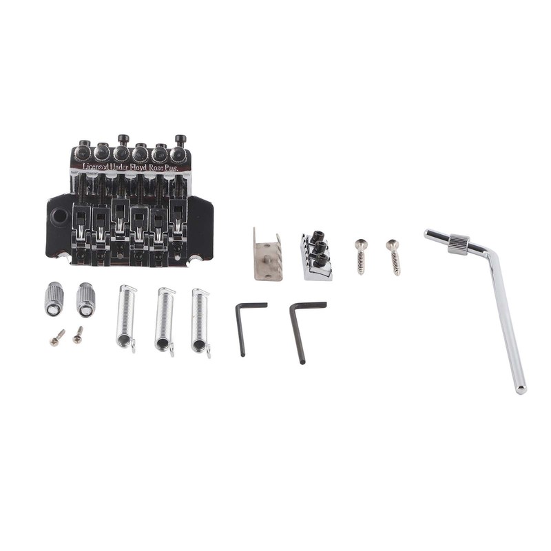 Tremolo Bridge System Double Rocking Spring Stabilizer Device for Electric