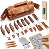 AIZMOZIA Wood Carving Kit, 17Pcs Wood Carving Tools, Professional Whittling