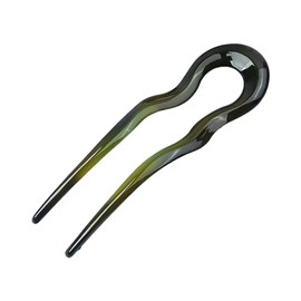 Nakanoya AMUP29 (03) U Pin, Plastic, Resin, U-shaped Comb, Hair Fork, Hairpin, Kimono, Yukata, Tortoise Shell Pattern, Marble, Squishy, U-Shaped, U Shape, U Shape, U Shape, U Shape, Wave, Twist, Twist