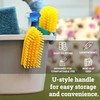 KLEEN HANDLER Iron Handle Scrub Brush for Household & Commercial