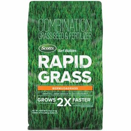 Scotts Turf Builder Rapid Grass Bermudagrass - Combination Seed and Fertilizer, 4 lbs., Covers Up to 5,000 sq. ft.
