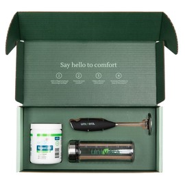 Holiday Gift Set, Joint Support with Univestin®, Glucosamine, Chondroitin & MSM — Bottle & Frother Included, Green Apple Flavor, 30 Servings