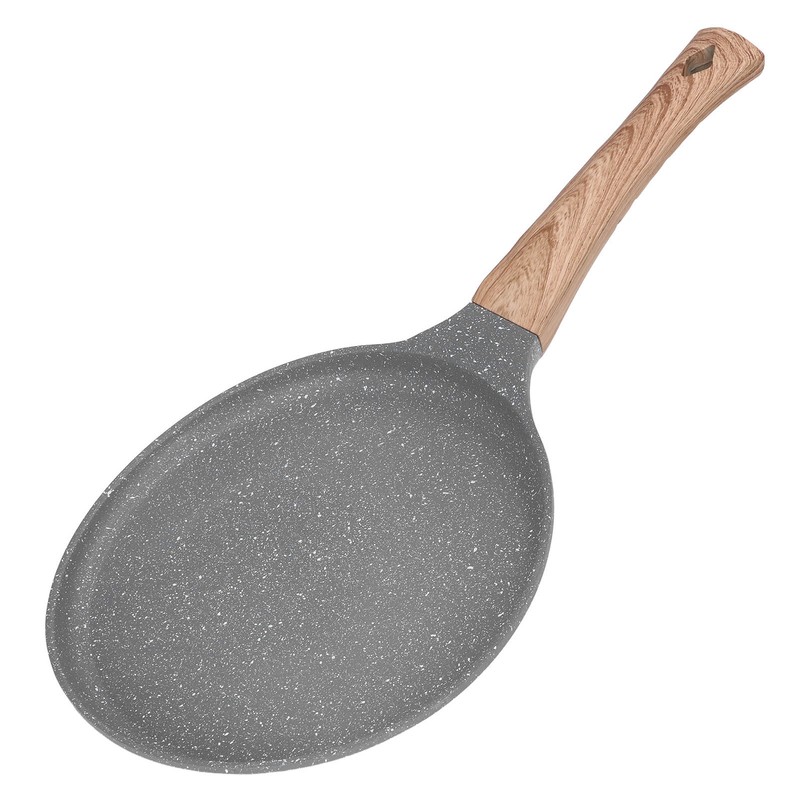 Frying Pan with Magnetic Base Rapid Heat Conduction Prevents Stick