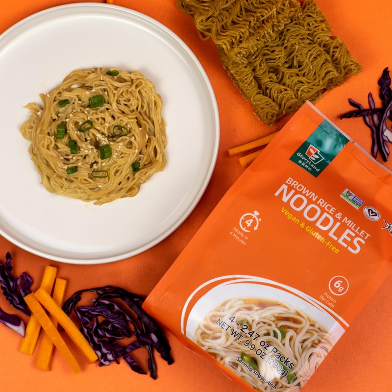 Gloryland Brown Rice and Millet Noodles (10oz) - Pack of